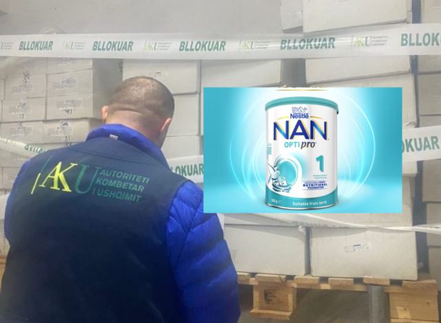 Qumështi formule për foshnje me baktere, AKU tërheq nga tregu