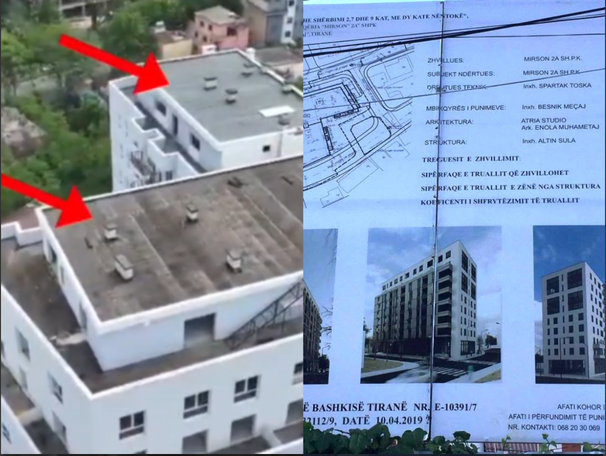 Si u shkel leja e pallatit nga Mirson 2A Sh.p.k! Punimet u nisën nga Mirsim Jella dhe u vijuan nga Adriatik Shtëmbari