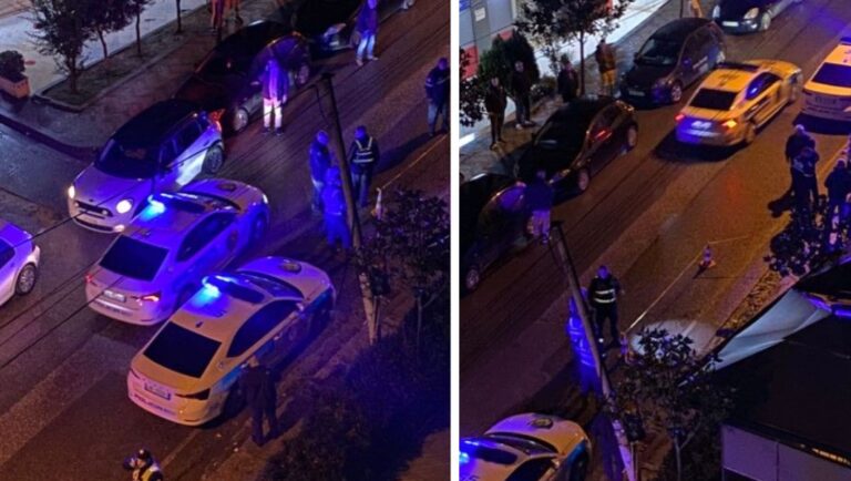 Plagosje me armë Polici në Shkozë të Tiranës
