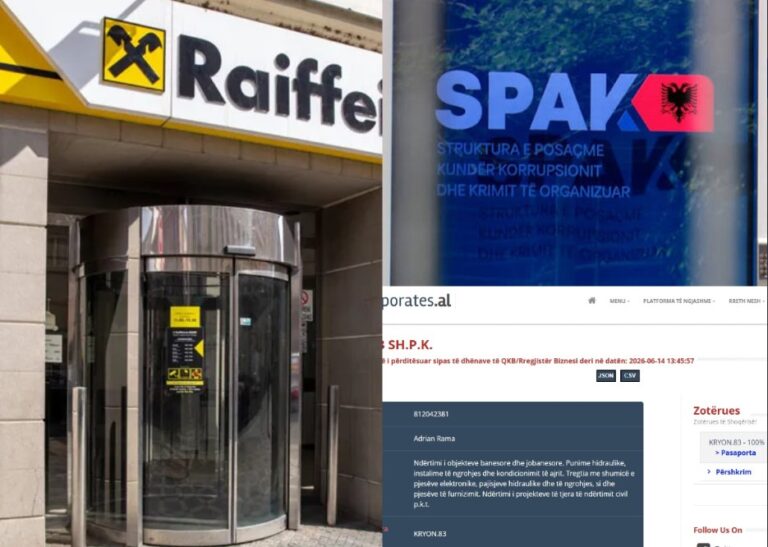 Dokumentet/ Si u pastruan rreth 600 mijë euro nga grupi kriminal, SPAK: Blenë 15 mijë m2 tokë nga Raiffeisen Bank