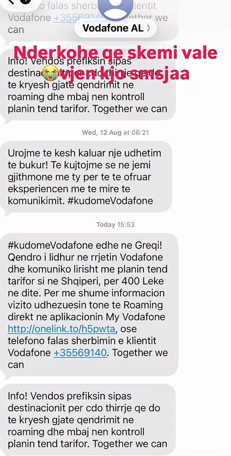 Vodafone "njeh" Borshin si Greqi, skandali me valët, qytetarët: Gjithë ditën pa askes...