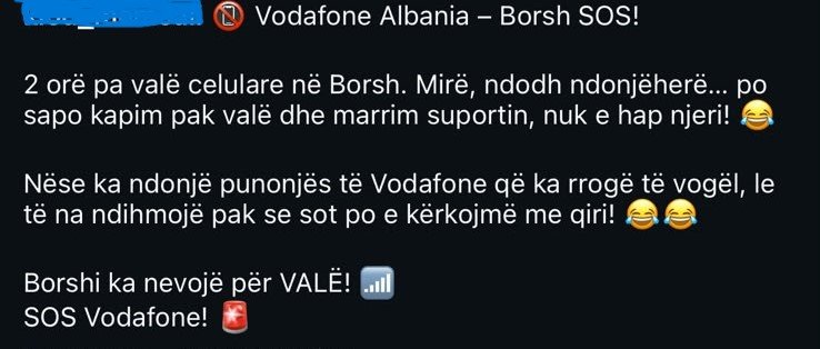 Vodafone "njeh" Borshin si Greqi, skandali me valët, qytetarët: Gjithë ditën pa askes...