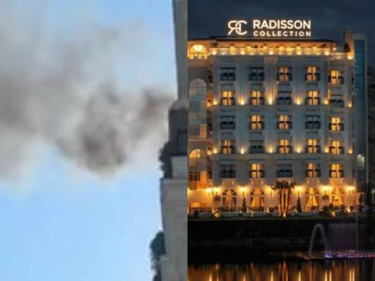Zjarr te Liqeni i Thatë, flakët përfshijnë katin e gjashtë të Hotel Radisson Zjarr te Liqeni i Thatë, flakët përfshijnë katin e gjashtë të Hotel Radisson