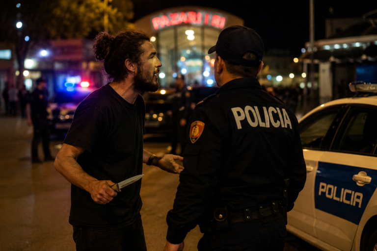 Tiranë/ Panik pranë Pazarit të Ri, shtetasi i huaj terrorizon banorët: “Do më vrasë Mosadi!”