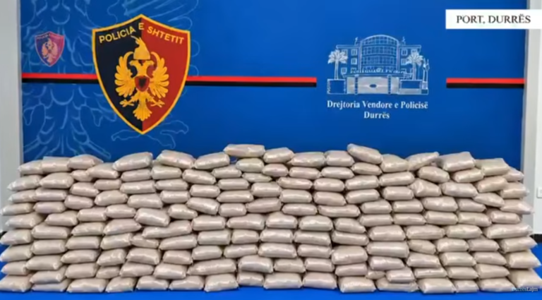 Xhelto nga Kanadaja! Kape 1.2 milion euro drogë në portin e Durrësit