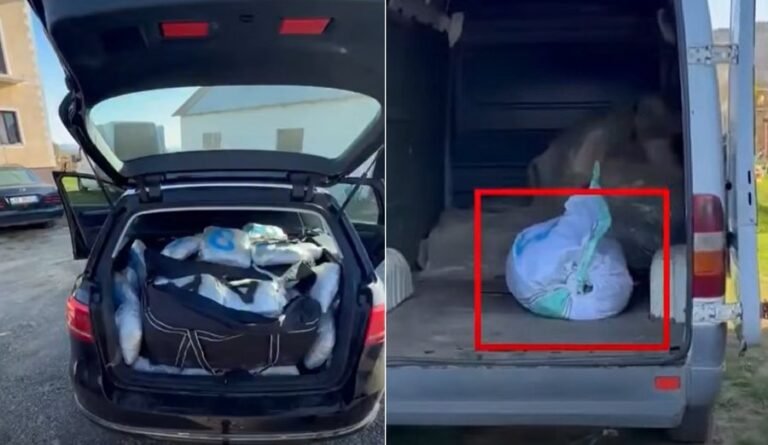 Mina antitank dhe mbi 260 kg drogë, goditet grupi kriminal në Shkodër